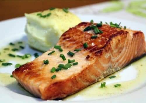 Salmon a la mantequilla