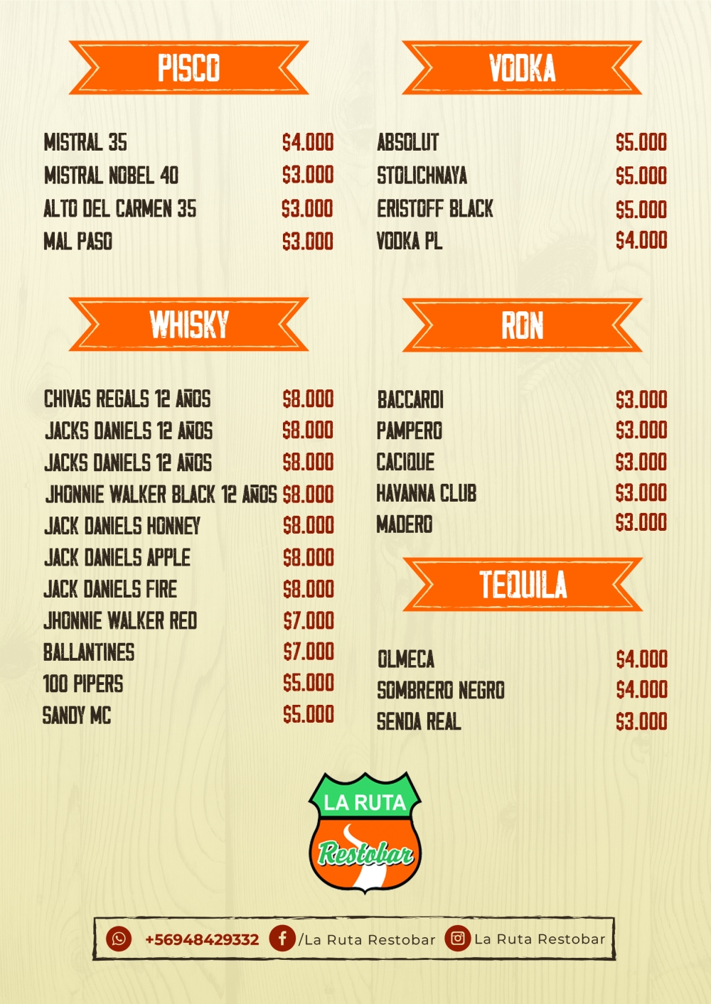 CARTA/MENU