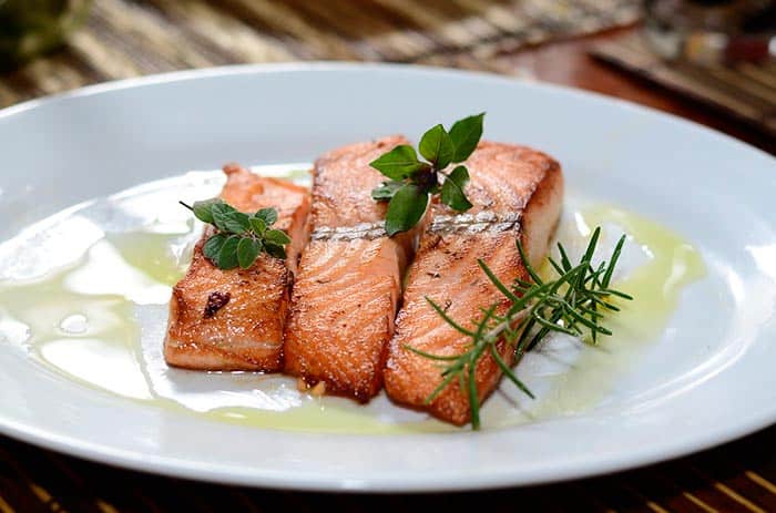 Salmón con agregado