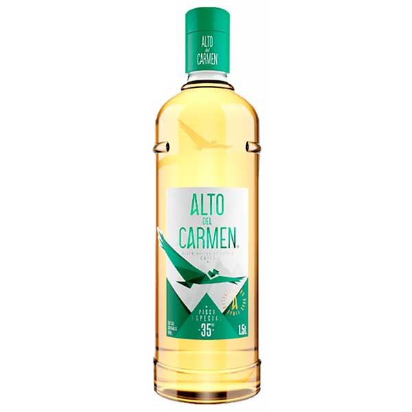 Pisco Alto del Carmen 35°+ 4 latas