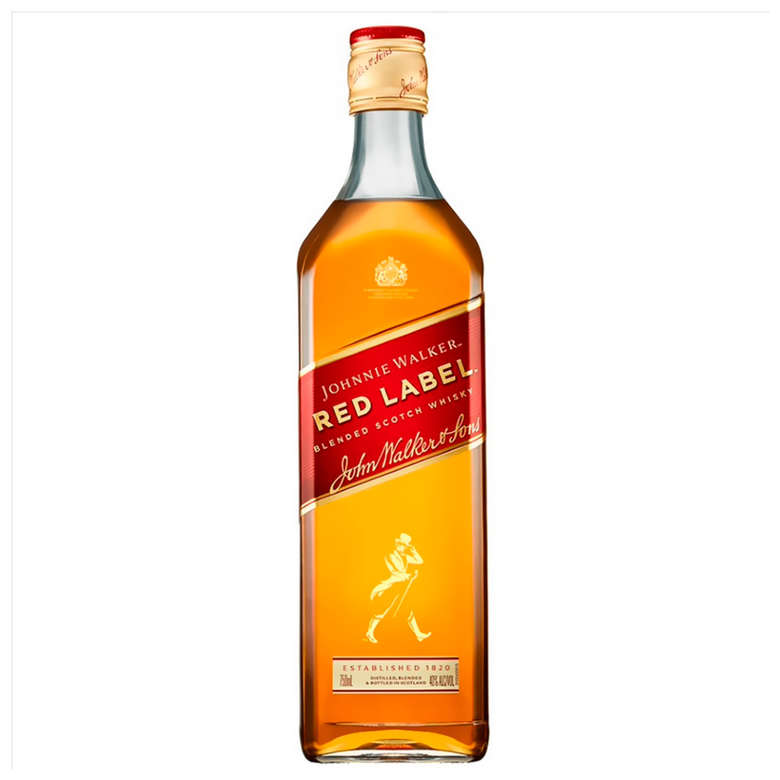 Johnnie Walker Rojo + 4 bebidas en lata