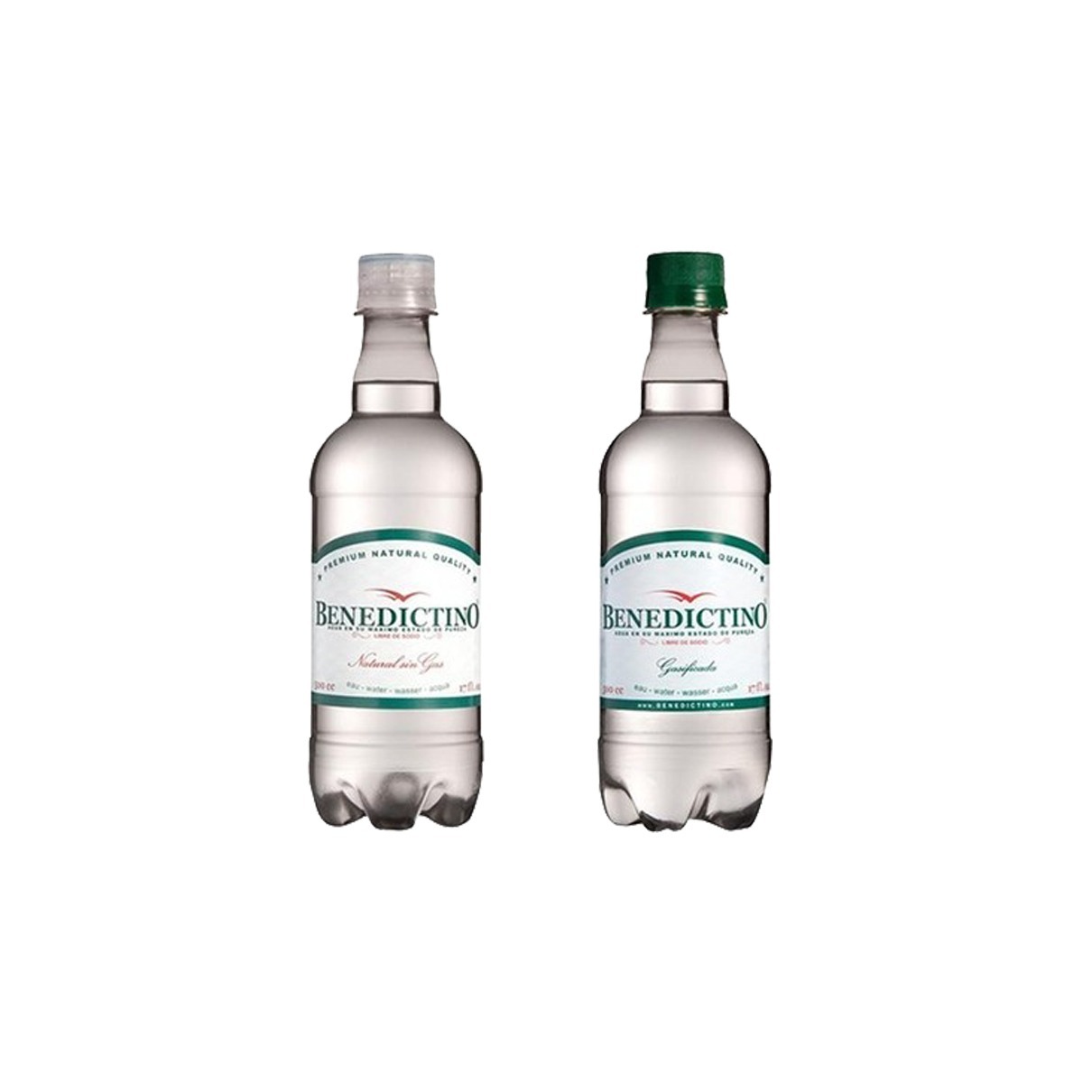 Agua con gas y sin gas