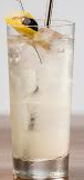 Tom Collins (Gin, limón, syrup, agua con gas)