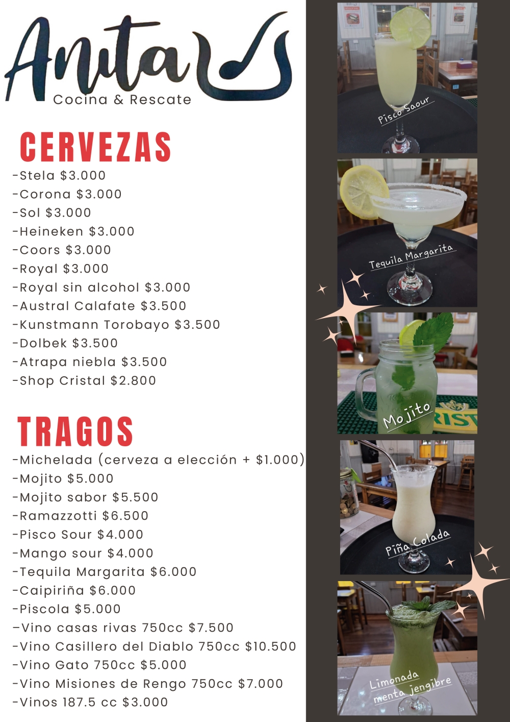 Cervezas y Tragos